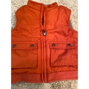 Janie & Jack Orange Reversible vest